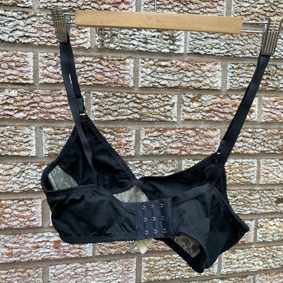 Fortnight Black Lace Bra 36A - Picture 4 of 6